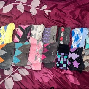 Express Men's Argyle & Patterned Crew Socks - Multiple Colors